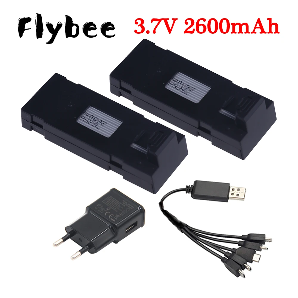 Eachine Drone E58 - 3.7V 2600mAh RC Drone แบตเตอรี่ +