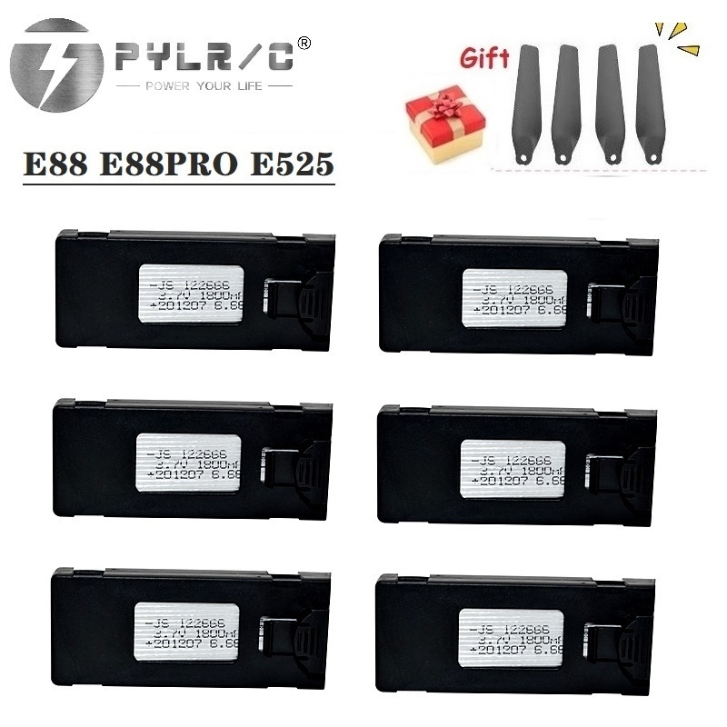 1/2/3/5/10Pcs 3.7V 1800Mah RC  - Eachine Drone E58 บทวิจารณ์และราคา