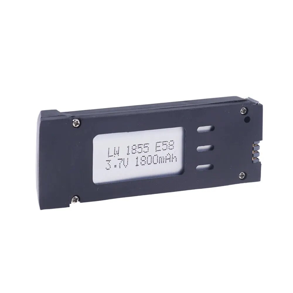 3.7V 1800mAh แบตเตอรี่ลิเธียมส - Eachine Drone E58 บทวิจารณ์และราคา